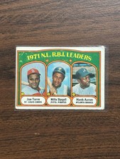 1972 Topps 1971 NL RBI Leaders (Joe Torre / Willie Stargell / Hank Aaron) #87