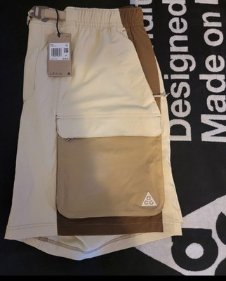 Nike ACG Summit Smith Khaki Brown Trail Cargo Shorts HV0593-229 Men's Size XXL