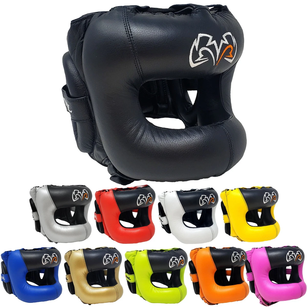 RIVAL Boxing RHGFS3 Guerrero Face-Saver Headgear, Best Front