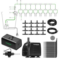 Smart Automatic Drip Irrigation Kit with App Control & 16 Emitters