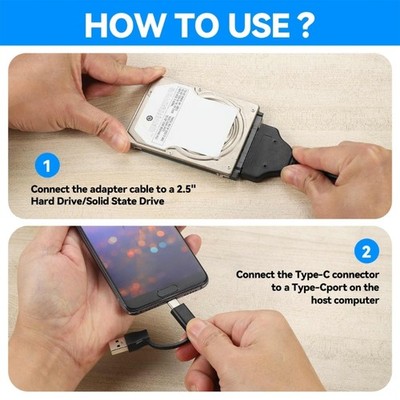 USB version To Satas Link Cable For two_point_five Foot HDD External Pen Outlet