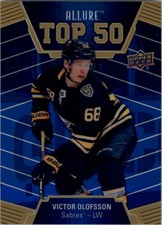 2019-20 Upper Deck Allure Top 50 Blue #T5036 Victor Olofsson - HKY