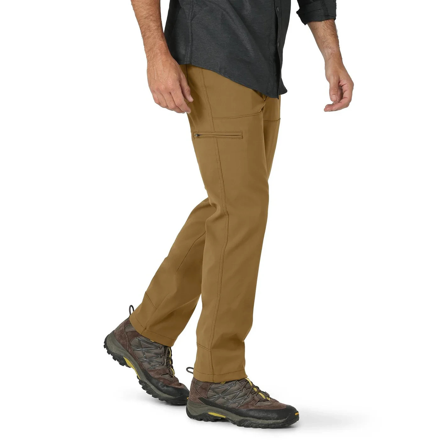 Wrangler ATG by Men's Kelp Cliffside Utility Pant Light Brown