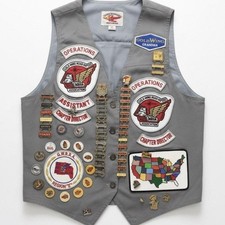 GWRRA Gold Wing Road Riders Vest Patch Pins Southern Illinois Chapter Q Vintage