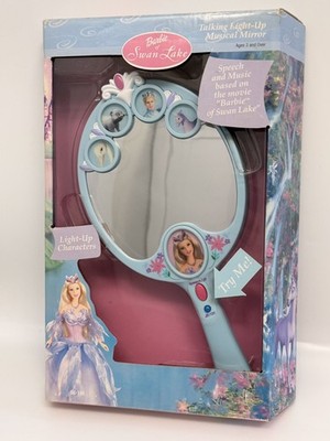 Barbie of Swan Lake Talking Light-Up Musical Mirror NRFB Mattel 2003 Rare