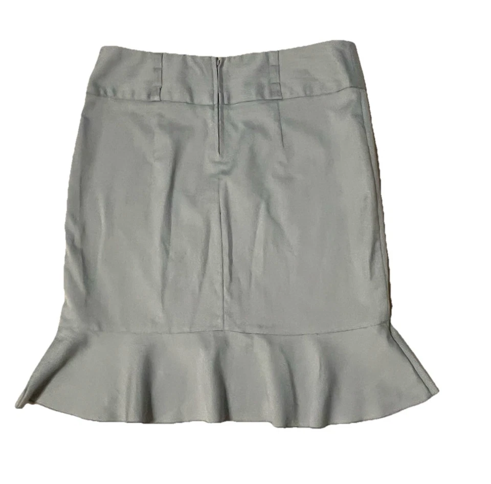 Falda Charlotte Russe para mujer talla 8 gris elástica hasta la rodilla acampanada Foto 4 de 4