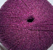 Job lot knitting yarn wool 3x Ball Fancy Glitter Sparkle Lurex Chainette KL1156C
