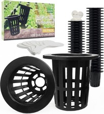 100 Pack 2 Inch Net Pots Hydroponics Supplies Cups round