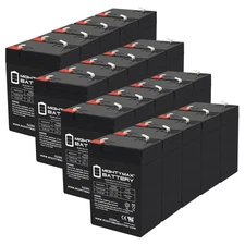 Mighty Max 6V 4.5AH SLA Replacement Battery for Jasco RB640 - 20 Pack