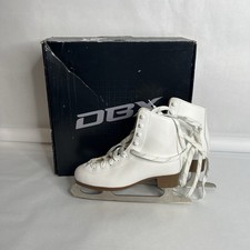 DBX Figure Skates Womens US 5 White Ice Skating Ladies EUC