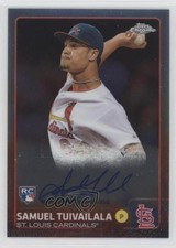 2015 Topps Chrome Rookie Auto Sam Tuivailala Samuel Tuivailala #AR-ST Auto 0a4s