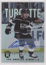 2021 Upper Deck Fleer Ultra Rookies Silver Rainbow Foil Alex Turcotte Auto mp7