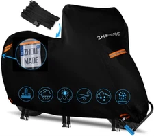 Mini Motorcycle Cover, 420d Oxford Heavy Duty Waterproof Outdoor Storage, Smal