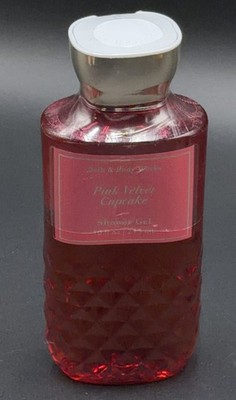 BATH & BODY WORKS PINK VELVET CUPCAKE SHOWER GEL WASH 10 OZ LARGE