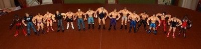Vintage 2003 Wrestling Figuren x18 Jakks Pacific - Andre The Giant, Stone Cold