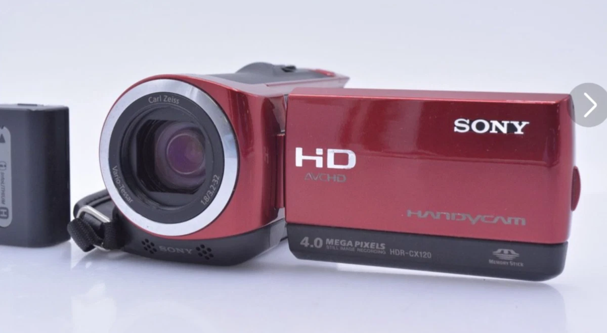 Preços baixos em Sony Handycam Vermelho de unidade de disco rígido