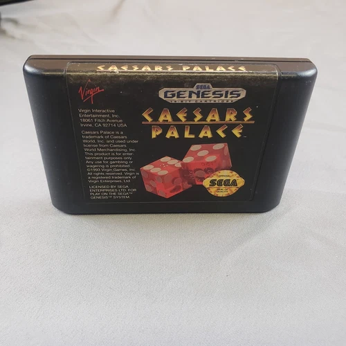 Caesars Palace (Sega Genesis, 1993) Authentic