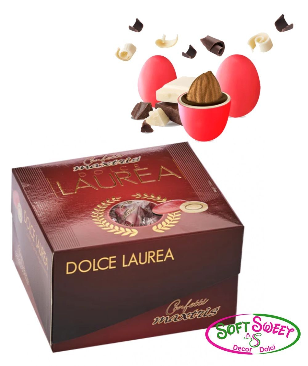 CONFETTI MAXTRIS DOLCE LAUREA ROSSI 500 GR