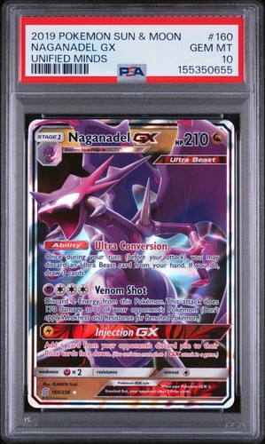 Naganadel-GX graded PSA 10 for sale on eBay