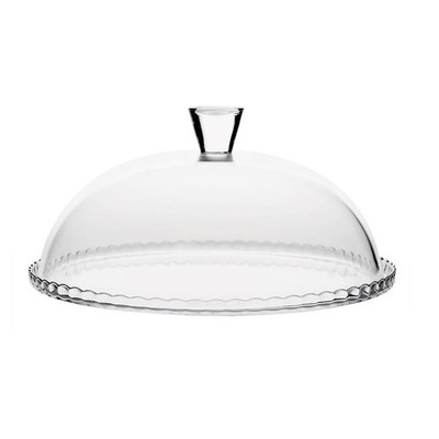 Kuchenteller mit Glocke 32 cm aus Glas - Pasabache - Süßigkeiten Buffet Hotel Bar