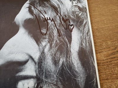 autographed vg+ cover and 1960s vg+/vg God Bless Tiny Tim lp33