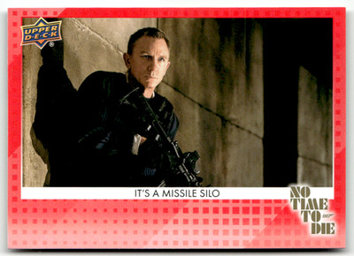 Upper Deck 2025 James Bond 007 No. 70 It's a missile silo Red