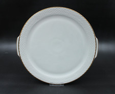 Johann Haviland Bavaria Goldrand Kuchenplatte mit Griffen