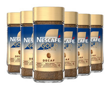 Nescafe Gold Blend Decaf Instant Coffee Jars 190g - Pack of 6