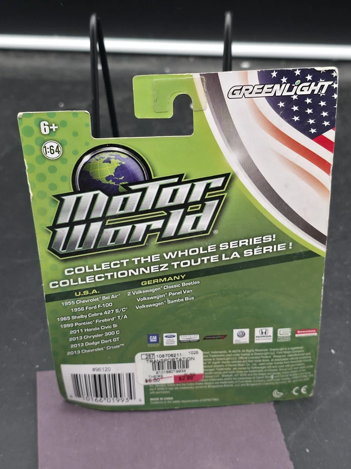 dodge dart gt 2013 motor world limited series 11 Greenlight 1:64 Diecast Car Toy - Image 2 of 2