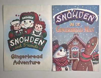 Rare ''Snowden And Friends Gingerbread Adventure'' and ''Snowden And The Ginger...