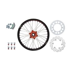 Tusk 19313301550233-7a7d83 Impact Complete Rear Wheel Package 19 X 2.15 Blk