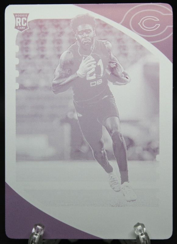 2020 Absolute Football Jaylon Johnson Printing Plate 1/1 Chicago Bears #153