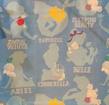 1 Yard Of Disney Princess Character Print 100 Cotton Fabric