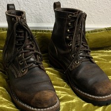 Nicks Boots Urban Drifter Horween Brown Wax Flesh Size 7.5E NHW Last