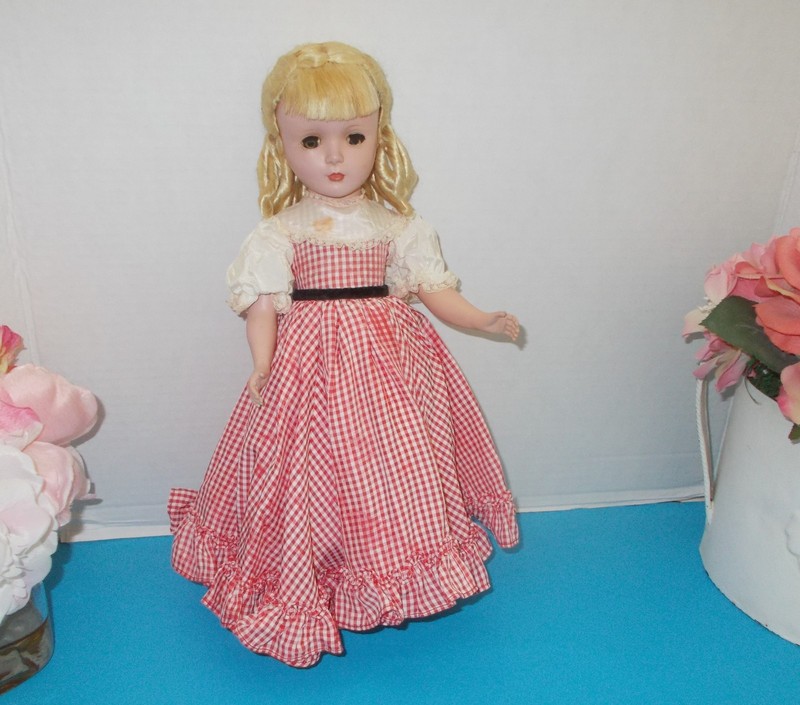 Vintage Madame Alexander 15" Little Women Amy Doll, Margaret Face, Circa 1949
