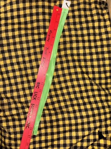 3 Lot 16” Bright Green #536 Beulon YKK Zipper Vintage Polyester Knit - Picture 8 of 9