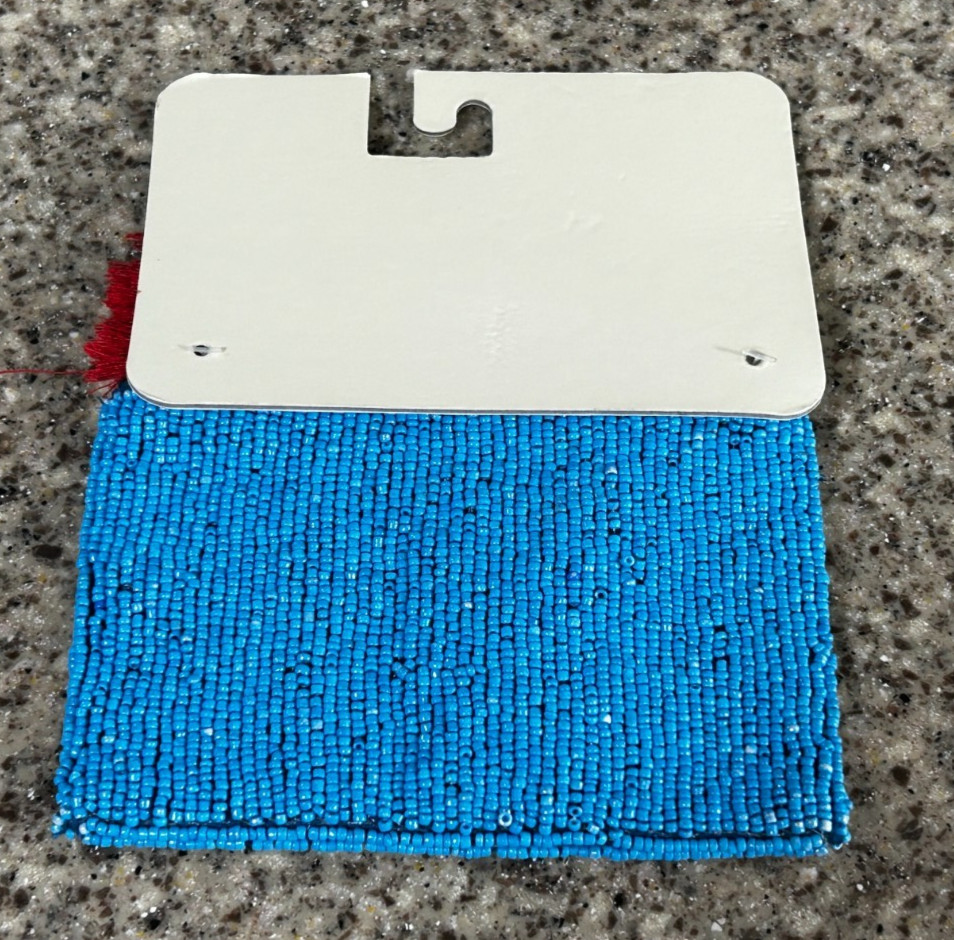 Sol and Mer~Lobster~Beaded~Zippered~Travel Pouch~Wallet image 2