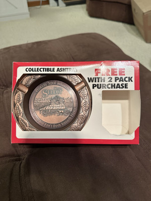 Vintage Copper Bronze RJR Winston Select Tobacco Cigar Cigarette Ashtray NOS Box
