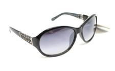 Revlon Black  Gray Flower of Life Butterfly Sunglasses 100 UVA-UVB RVN 1 GRY