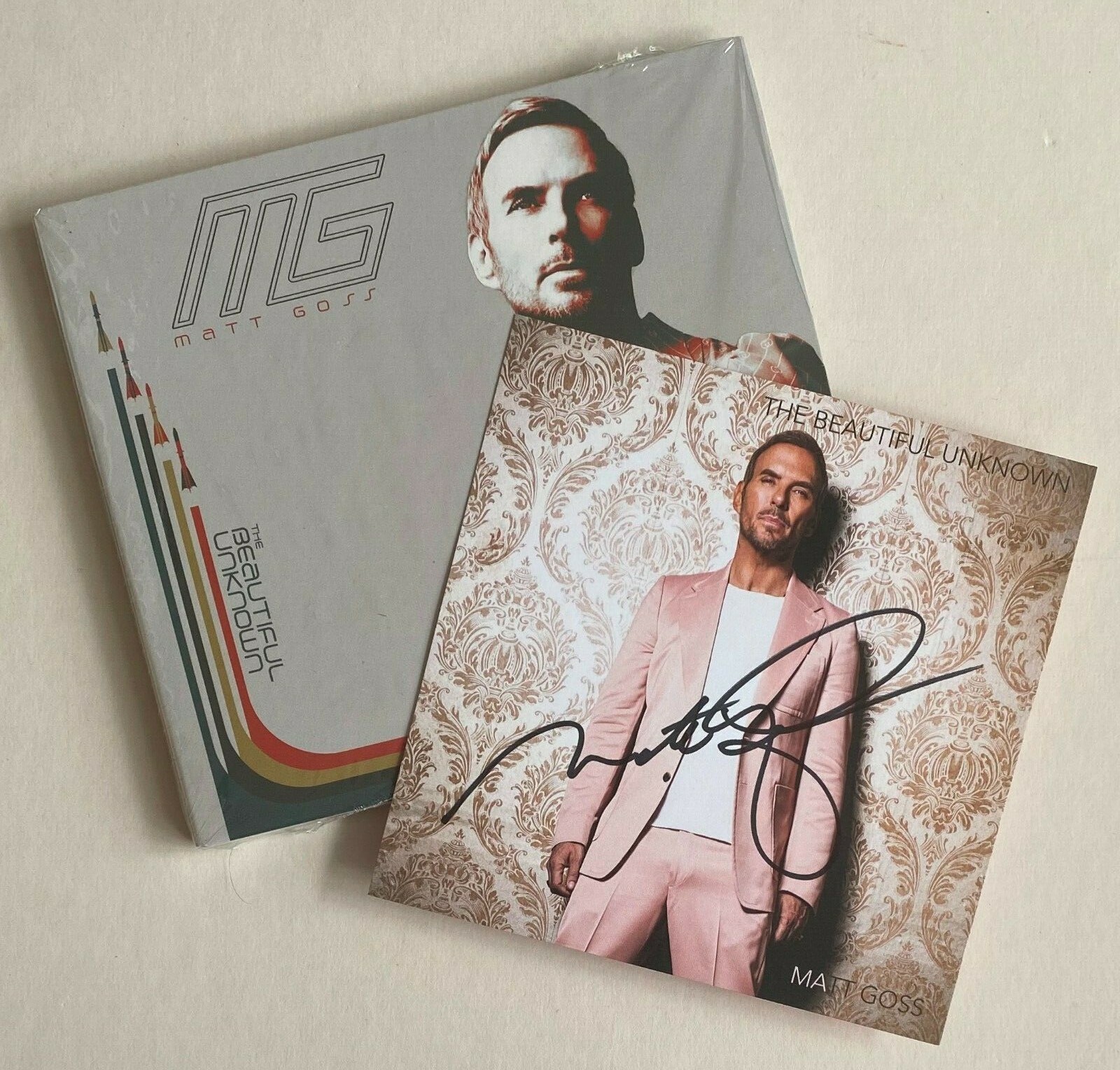 MATT GOSS * THE BEAUTIFUL UNKNOWN * UK EXCLUSIVE 11 TRK CD w/ SIGNED CARD * BROS