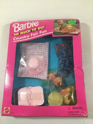 Barbie so much to do Country Fair Fun Mattel 67171-91 NRFP Doll Accessories 1995