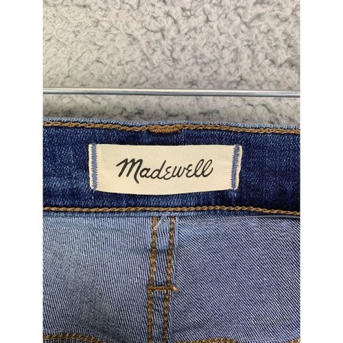 Madewell Jeans Womens 25 Blue Distressed High Rise Skinny Denim Pants Ladies NEW - Picture 4 of 9