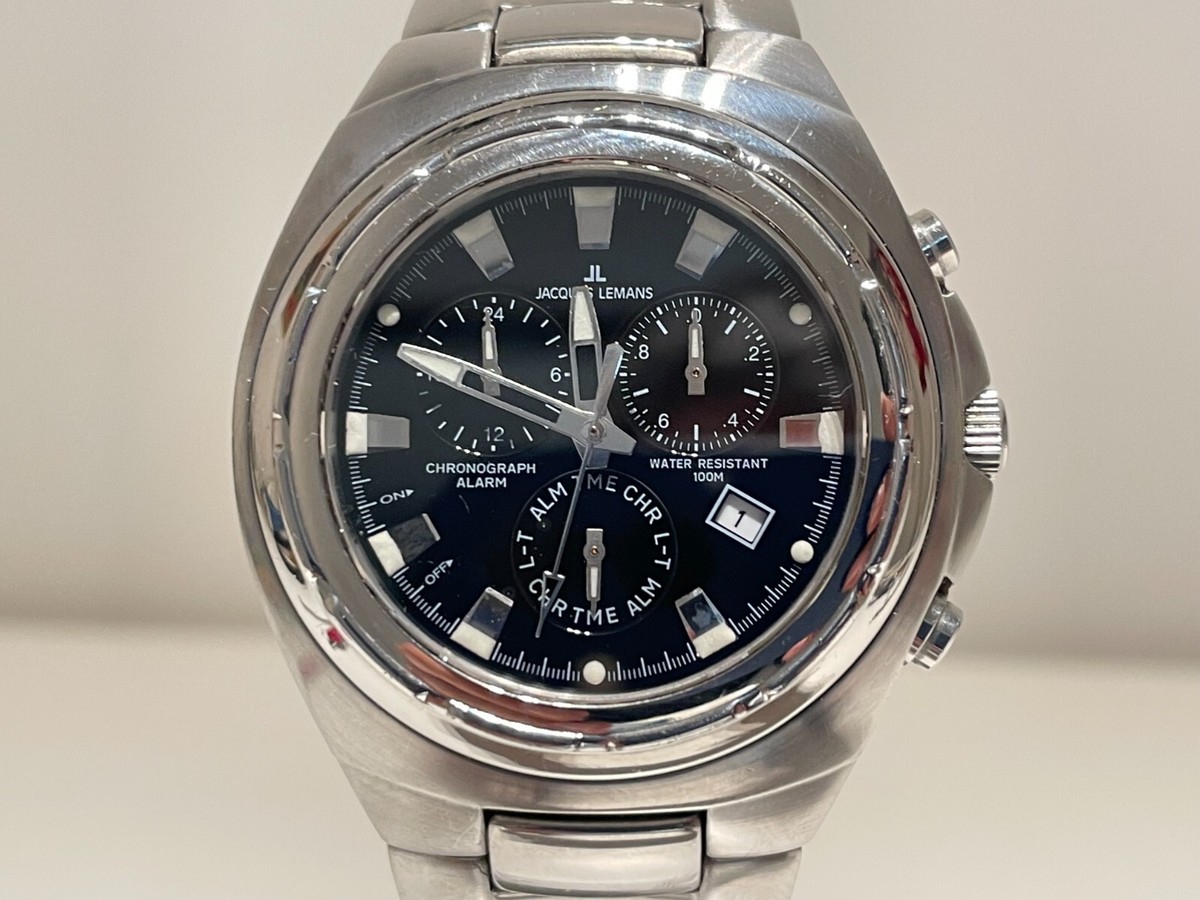 Jacques lemans chronograph alarm hotsell