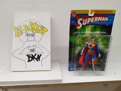 DC Direct Modell Superman Cyborg Superman