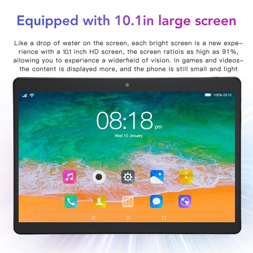 10.1in Tablet Android12 5G WiFi 6GB 128GB HD IPS 10 Core 8800mAh Calling Tablet - Picture 10 of 12