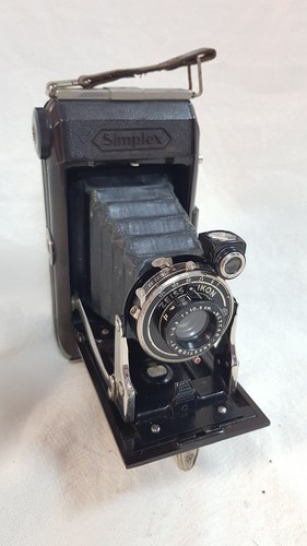 Zeiss Ikon Simplex 511/2 Folding 6x9 Art Deco Film Camera - Picture 1 of 21