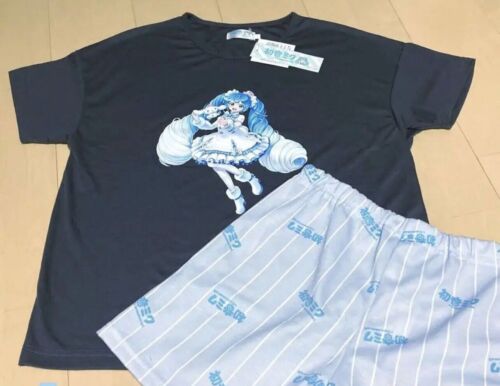 Hatsune Miku & Cinnamoroll Sanrio T-shirts two piece-sets Ladies M Roomwear - Picture 1 of 6