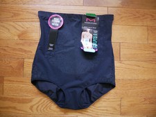 Maidenform Women's Fitsense High Waist Brief with Lycra Small NEW Black