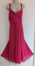 💜 BERKERTEX SIZE 30 Beautiful Ladies Long Pink Maxi Dress Ref 11