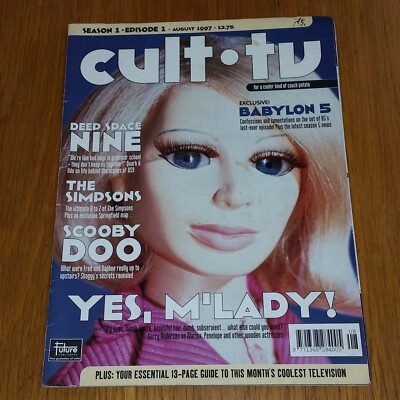 CULT TV SEASON 1 EPISODE 2 AUGUST 1997 SPACE NINE SIMPSONS SCOOBY DOO MAGAZINE